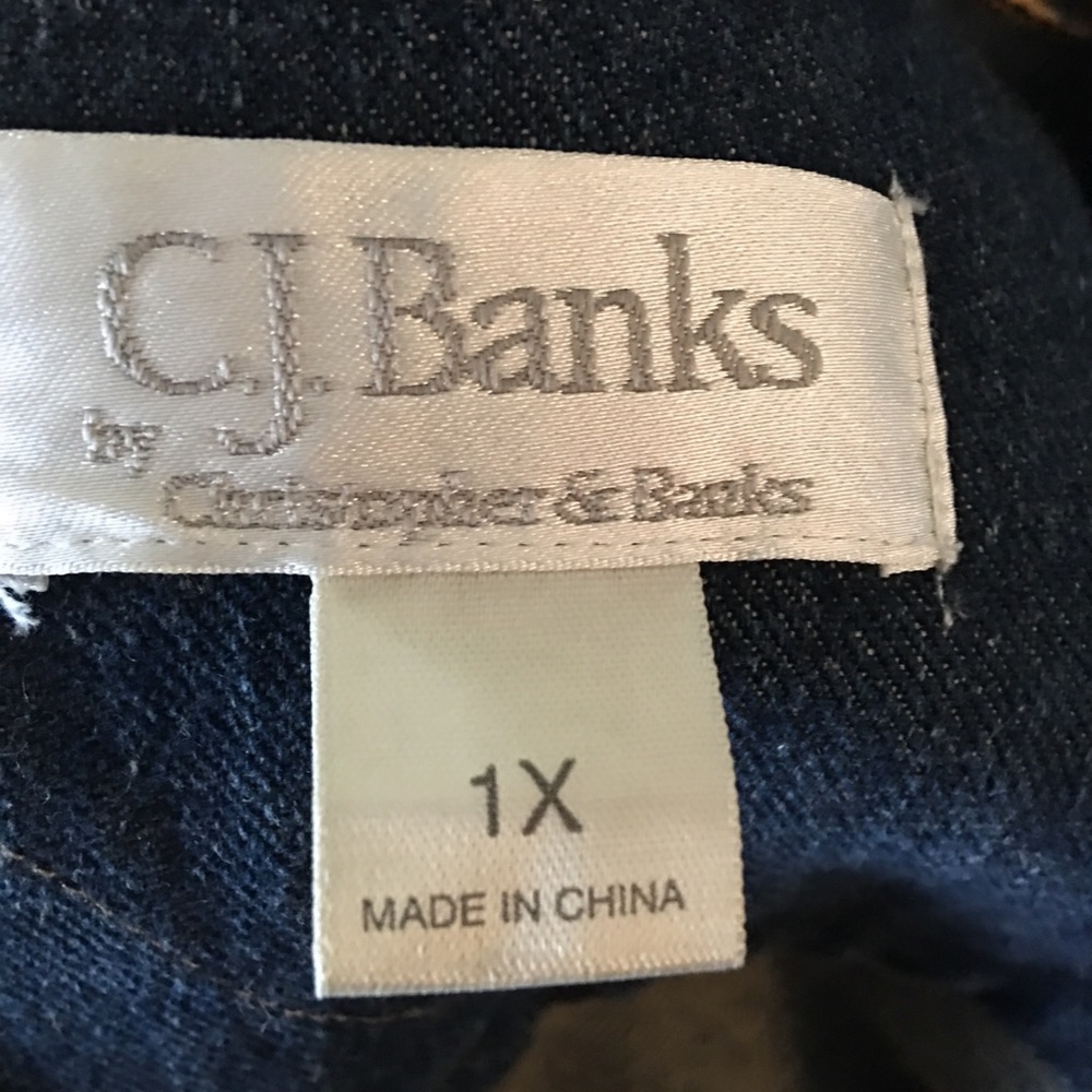 This is a nice Cj Banks decorated Jean Jacket